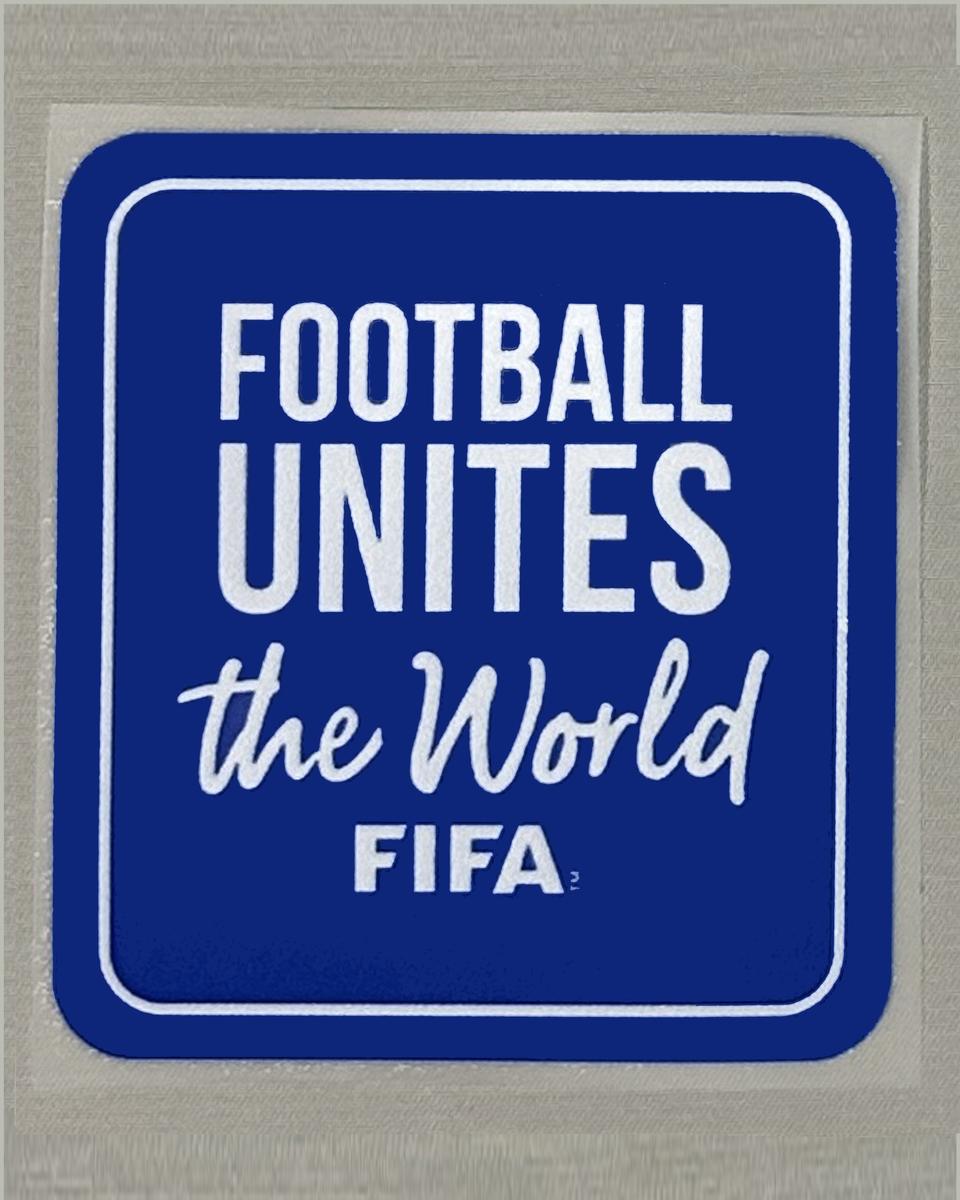 Football Unites The World Blue Patch (Left Sleeve)